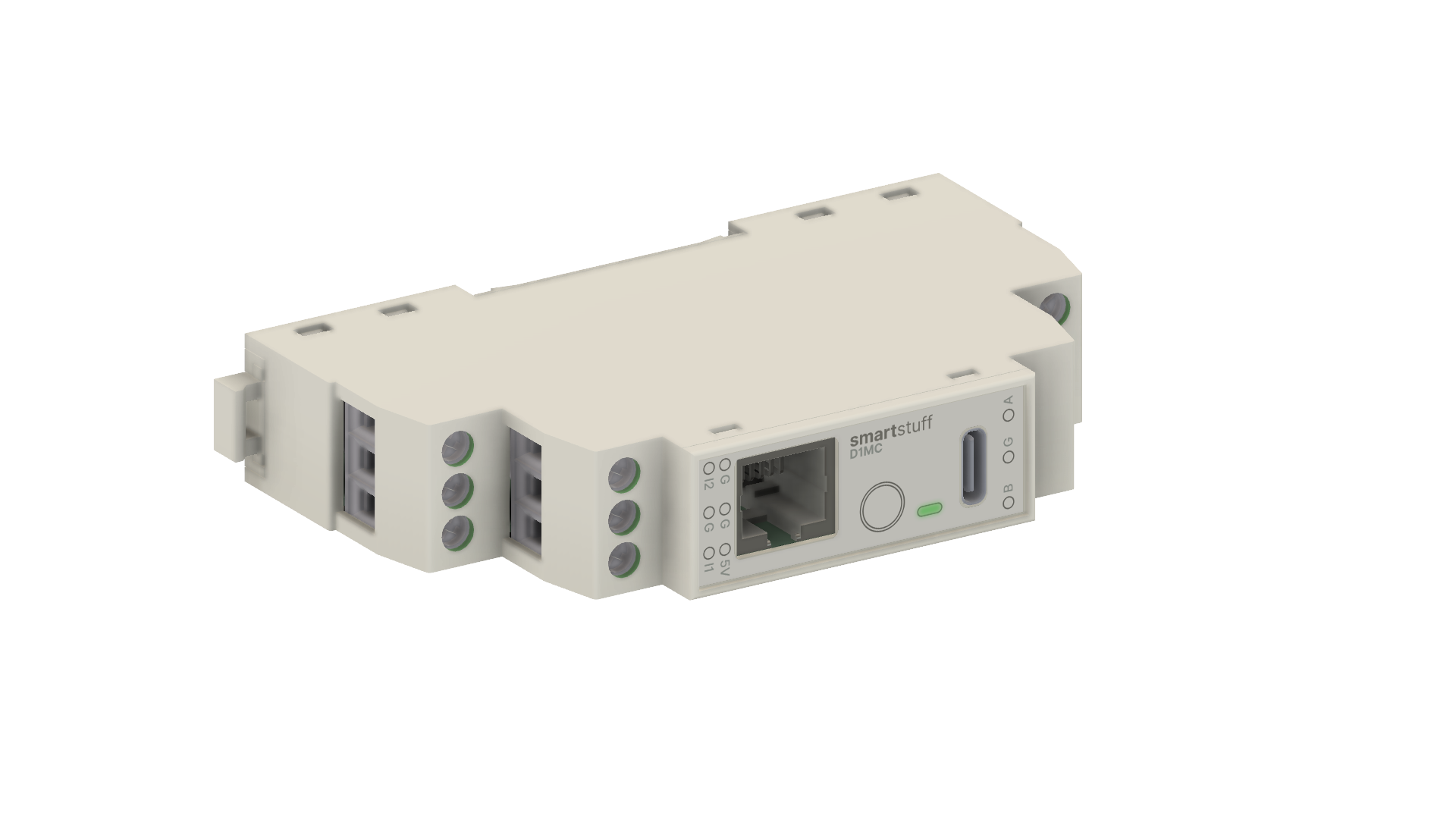 D1MC DIN-rail Smart Meter Modbus Adapter